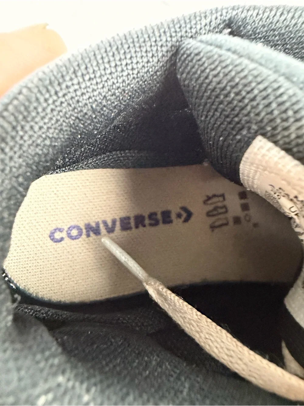Converse Chuck Taylor All Star mid-top sneakers white rubber toe cap Size 10